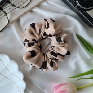 Peachy Cotton Scrunchie