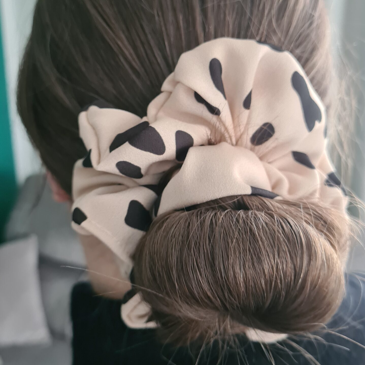Peachy Cotton Scrunchie - Image 5