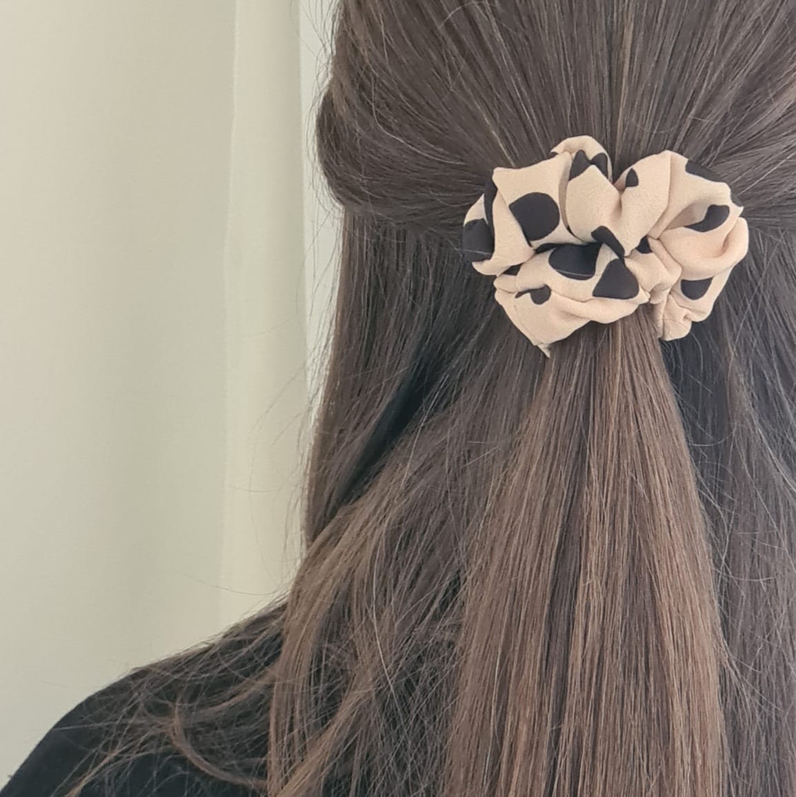 Peachy Cotton Scrunchie - Image 3