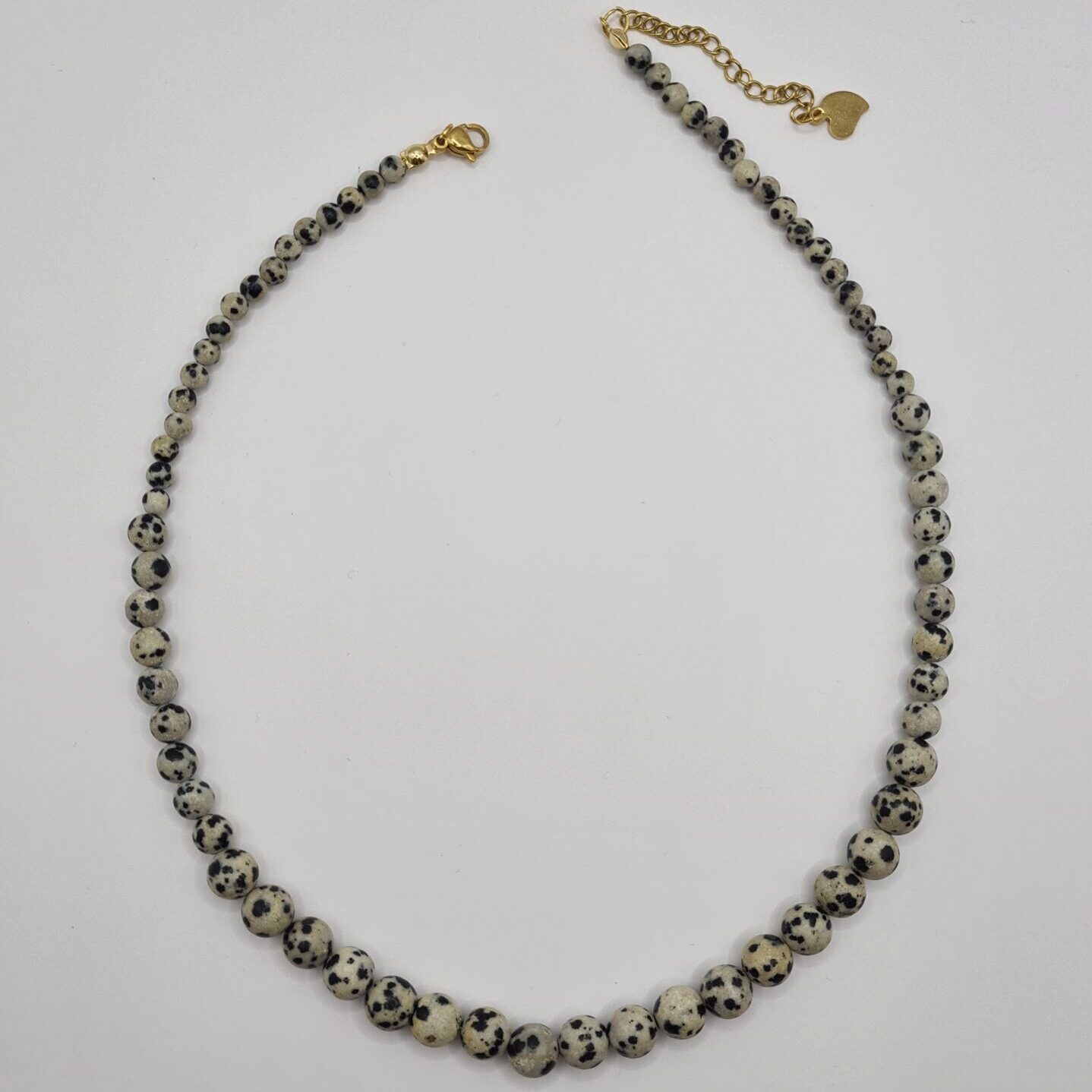 Necklace Danielle with Dalmatian Jasper Stones - Image 3